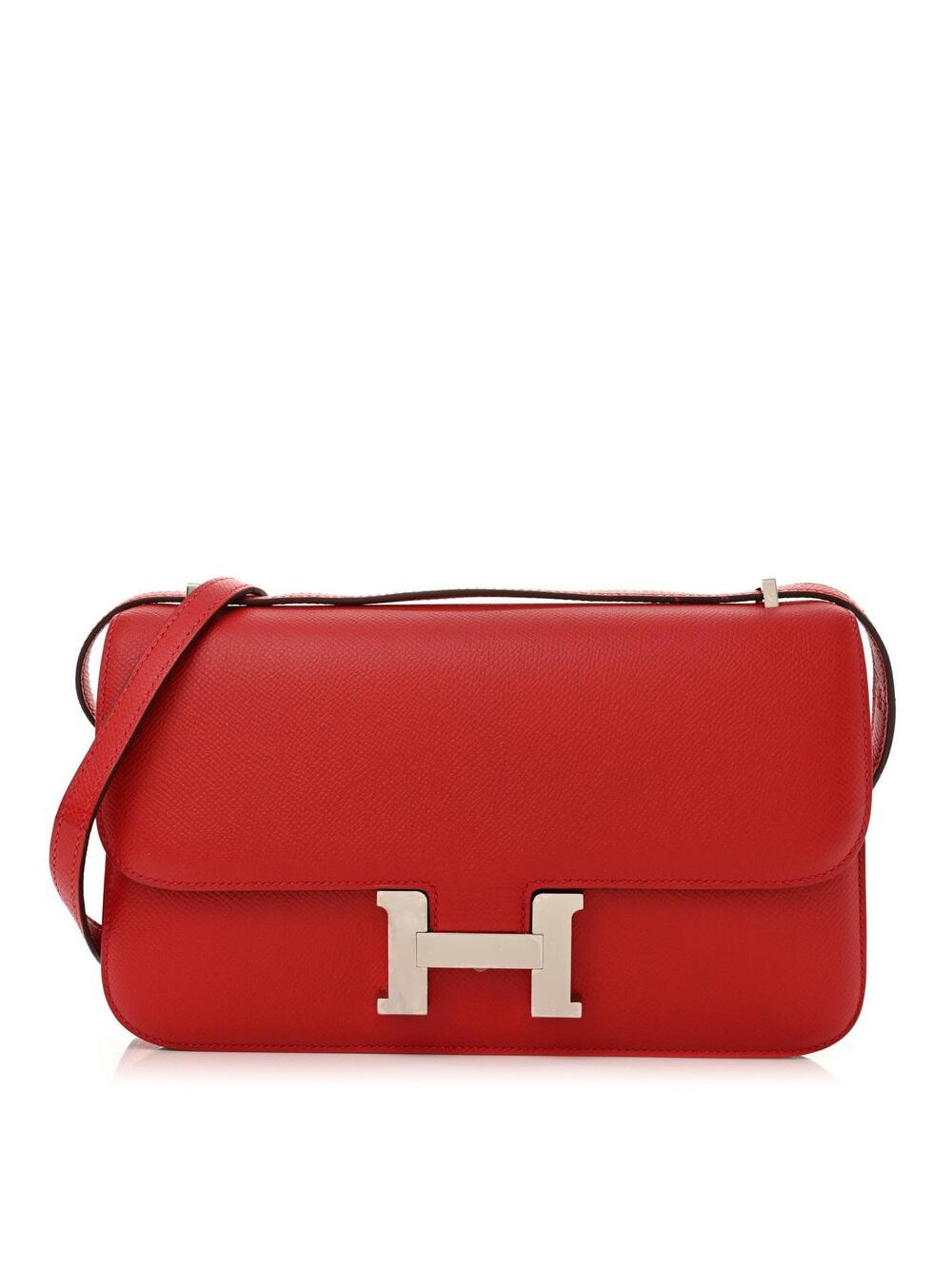 Hermes Epsom Constance Elan 25 Rouge #352809H62B